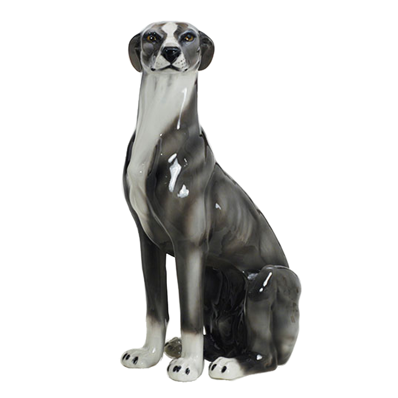 Статуэтка ростовая Серая борзая