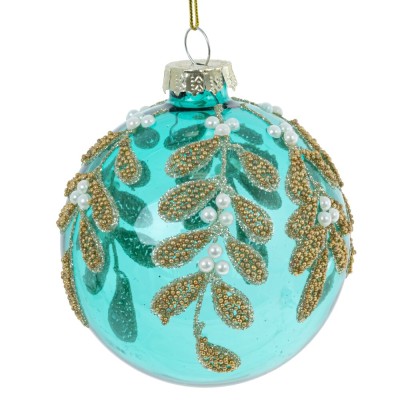 Набор из 12шт Украшение новогоднее "Шар", D 8 см, L34 W25 H9 см