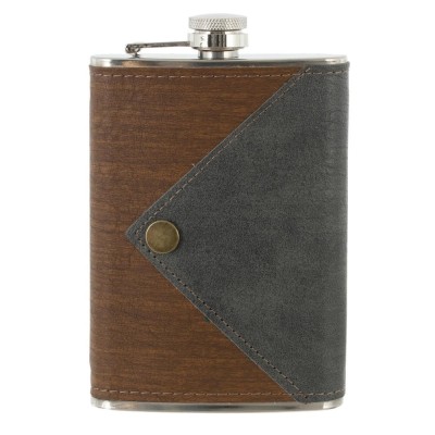 Набор из 6-ти предм: фляжка, 4 стопки, воронка, 230 мл, L22,5 W18 H4,5 см