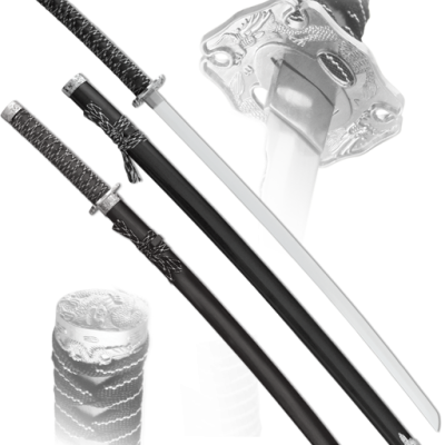 Набор самурайских мечей, 2 шт. Ножны черные