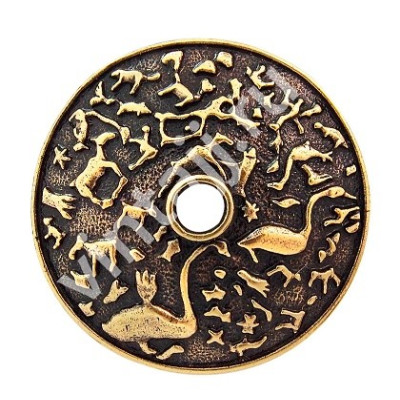 Брошь-фибула "Онежские петроглифы"