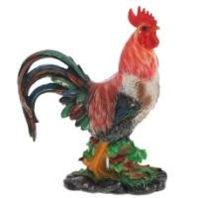 Декоративная садовая фигурка "Петушок на бочке"   