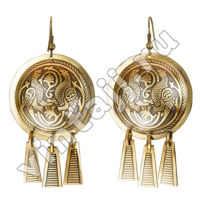Шумящие серьги "Сказочные Симарглы"