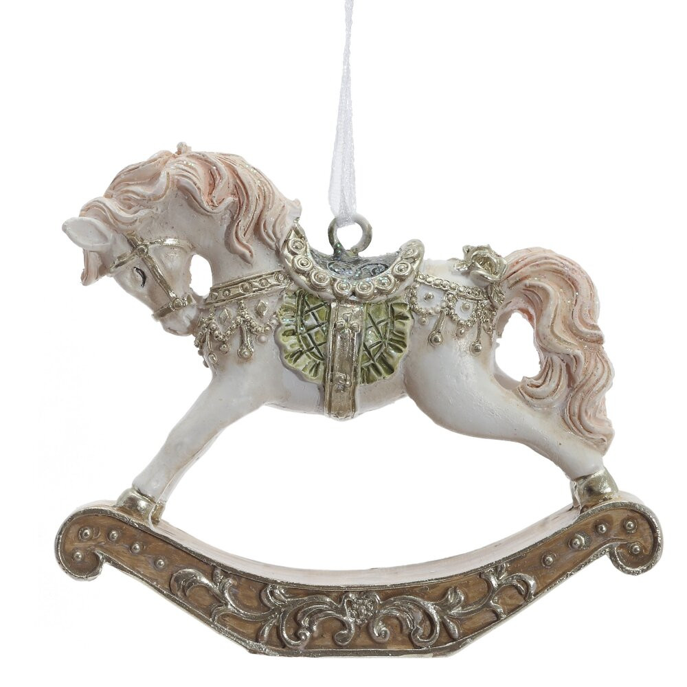 Фигурка декоративная подвесная "Лошадка-качалка", L7,5 W1,5 H6 см