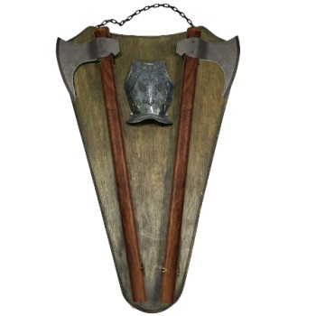 Декоративное панно "Топоры воина Рагнара"                   