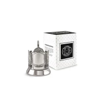 Подстаканник "Обезличенный Герб СССР" никелированный с чернью