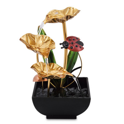 FNT-06/2 Настольный фонтан "Золотая лилия"