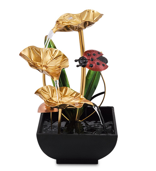 FNT-06/2 Настольный фонтан "Золотая лилия"