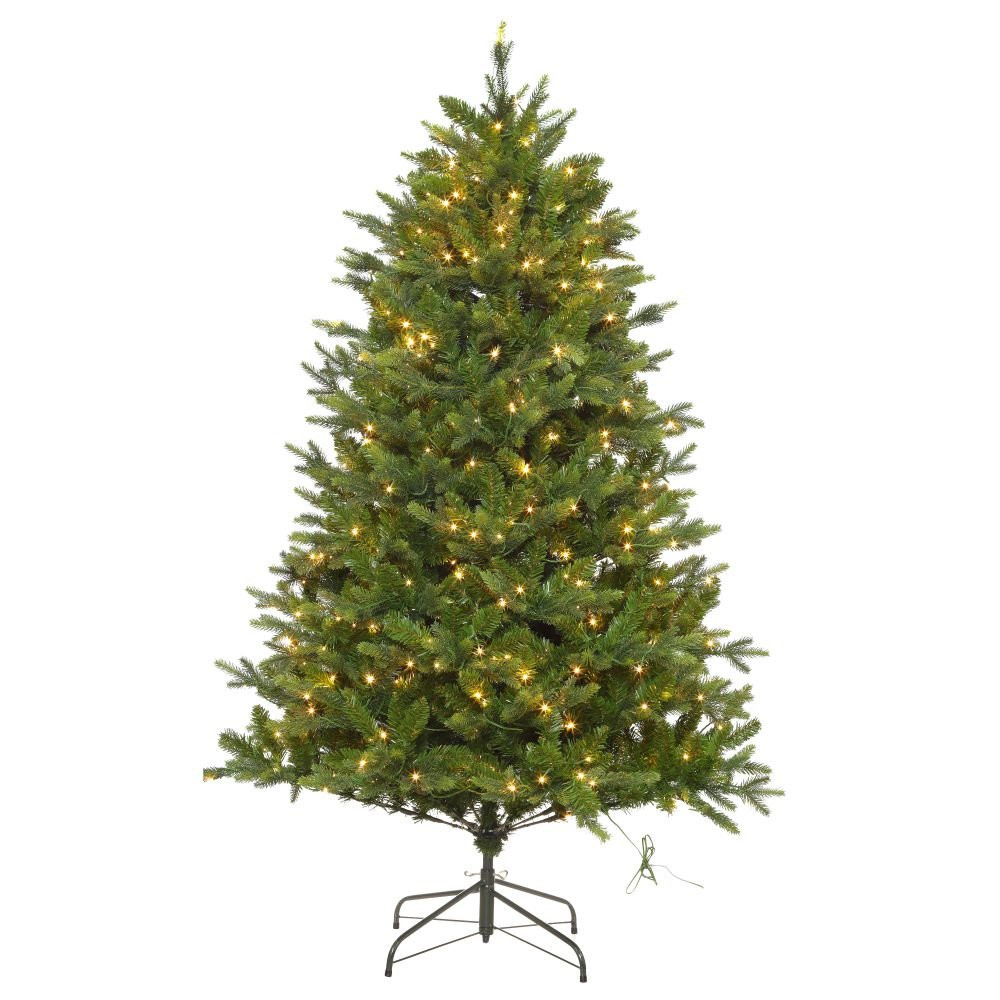 Елка искусственная "Финляндия" с подсветкой, H182 см, 1917 веток, 500 LEDламп, работает от сети