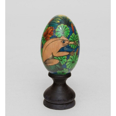 Декоративное яйцо "Тропические лягушки"