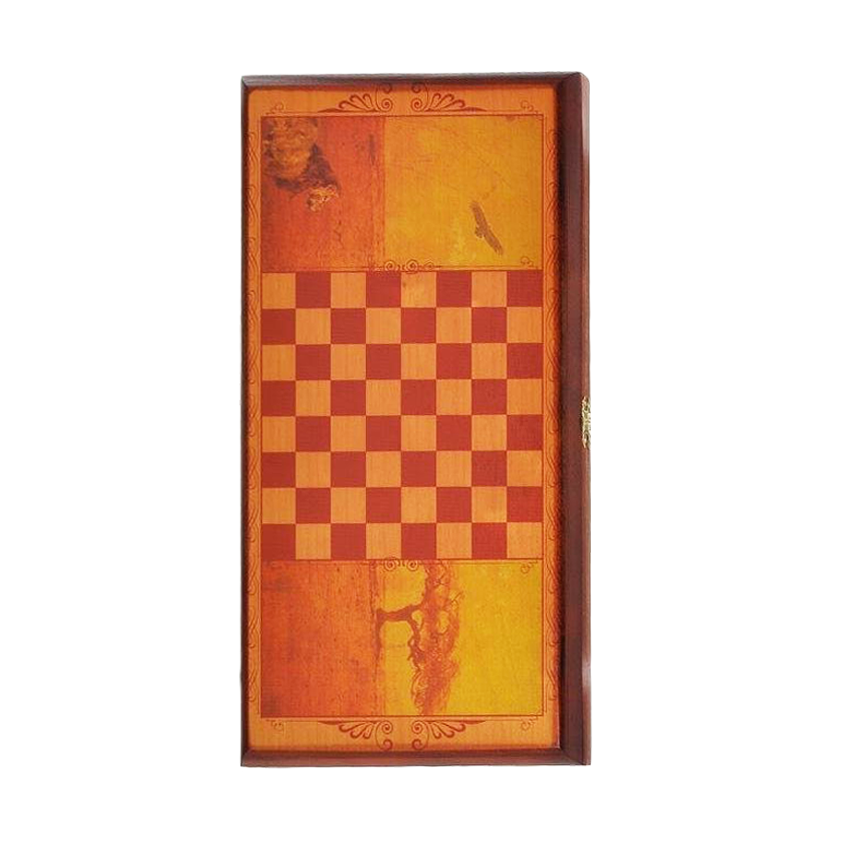 Игра настольная шашки и нарды  Лев