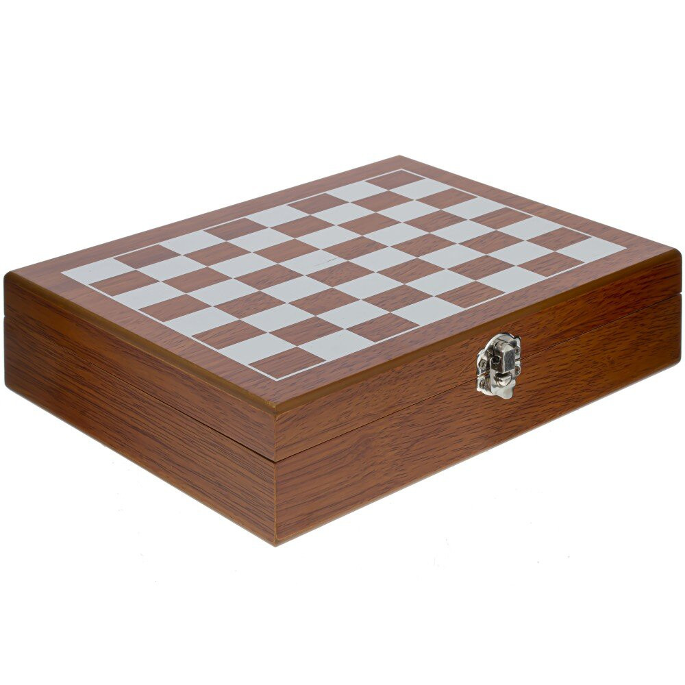 Набор подарочный (шахматы, покер, фляжка, 250 мл, L24 W19 H6 см Набор подарочный (шахматы, покер, фляжка, 250 мл, L24 W19 H6 см