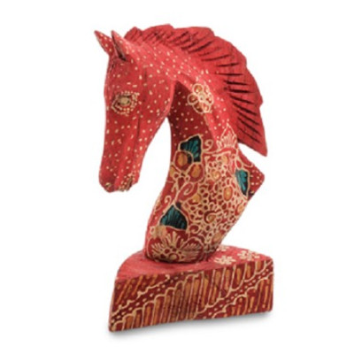 Фигурка "Лошадь в цветах"