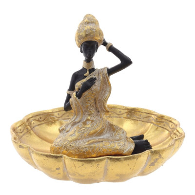 Фигурка декоративная "Африканка", L14,5 W14,5 H11,5 см
