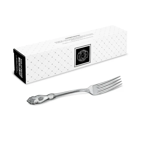 Вилка столовая "Герб" посеребренная с чернением Вилка столовая "Герб" посеребренная с чернением