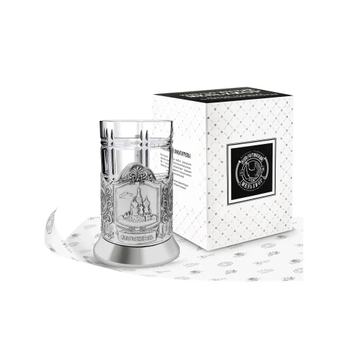 Набор для чая посеребренный "Храм Василия Блаженного" Набор для чая посеребренный "Храм Василия Блаженного"