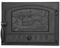 Герметичная топочная дверка "Дача"          