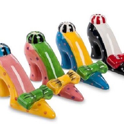 Подсвечник "Разноцветные туфельки"