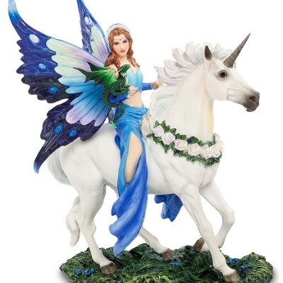 Статуэтка "Фея и единорог"