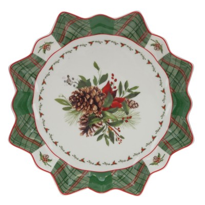 Блюдо, L25,5 W25,5 H3,5 см