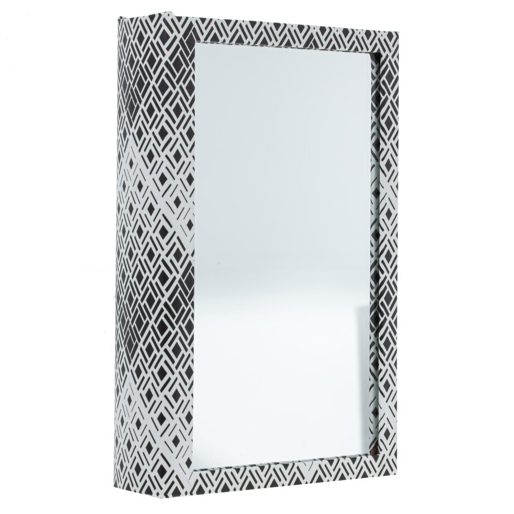 Ключница с зеркальным элементом, L17 W5 H26 см