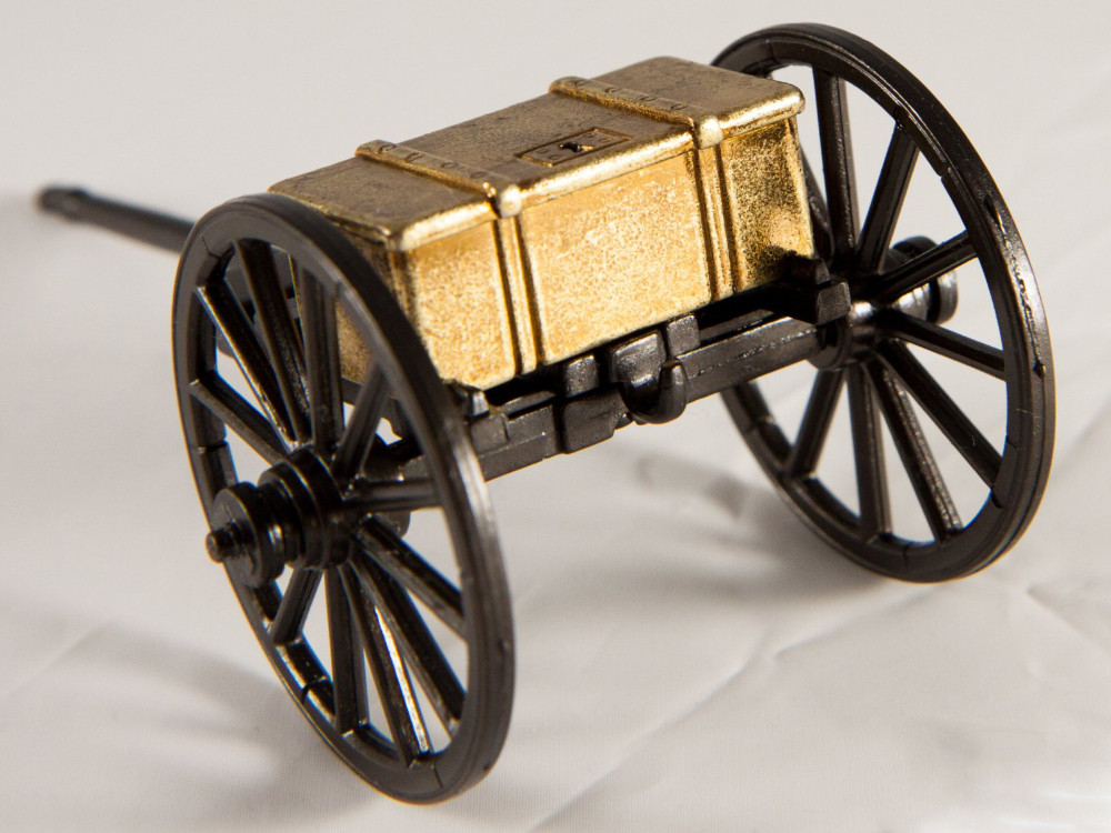 Прицеп со снарядным ящиком к пушке,  Гражданская война, США, 1857г.