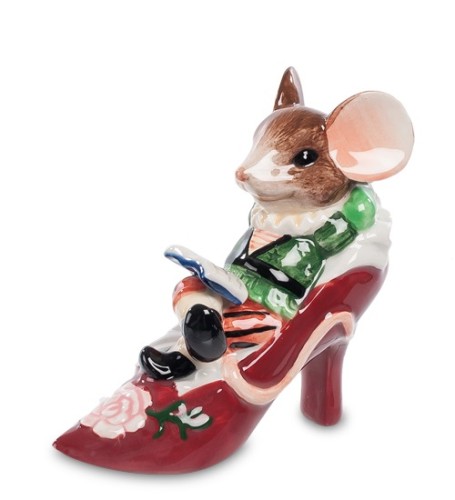 Декоративная фигурка "Мышка в туфельке" Декоративная фигурка "Мышка в туфельке"
