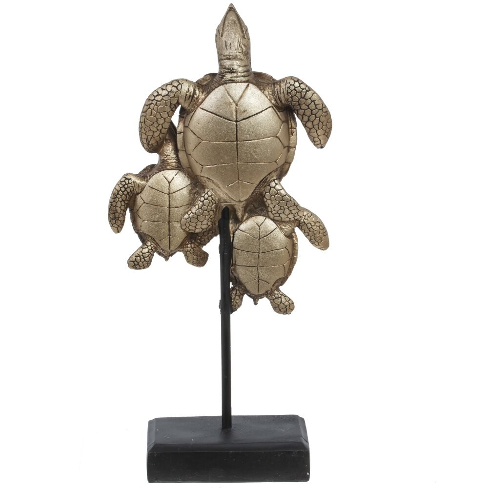 Фигурка декоративная "Черепахи", L13 W5,5 H29,5 см