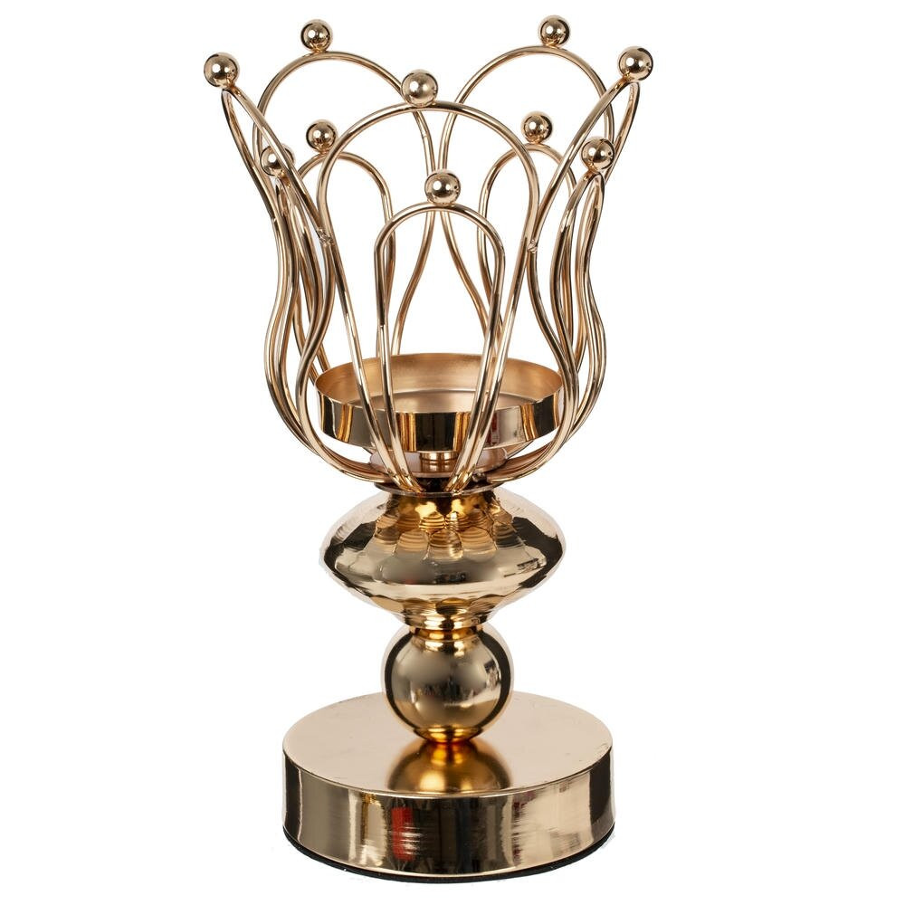 Подсвечник, L12 W12 H23,5 см