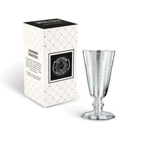 Рюмка "№4" медная посереб. кованая Рюмка "№4" медная посереб. кованая