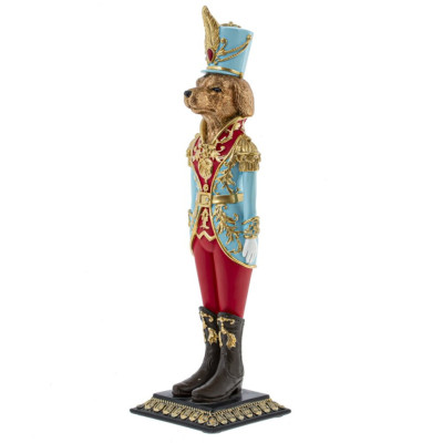 Фигурка декоративная "Солдатик-собака", L9 W9 H32 см