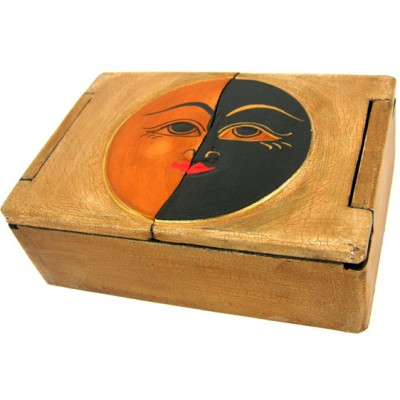 Шкатулка двустворчатая "Sun & moon"