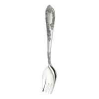 Вилка для пирожного "Классика" из мельхиора с посеребрением