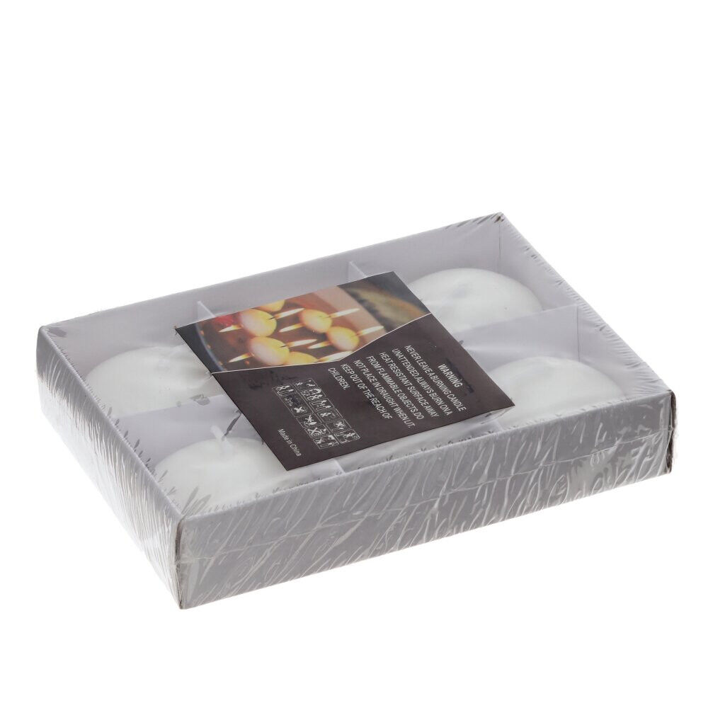 Набор из 6-ти свечей, D4 см, L9 W13,5 H3 см