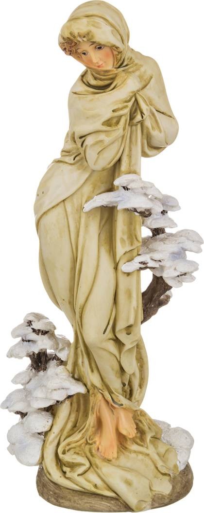 ФИГУРКА "ЗИМА" 12*8 СМ. ВЫСОТА=33 СМ. (КОР=12ШТ.)