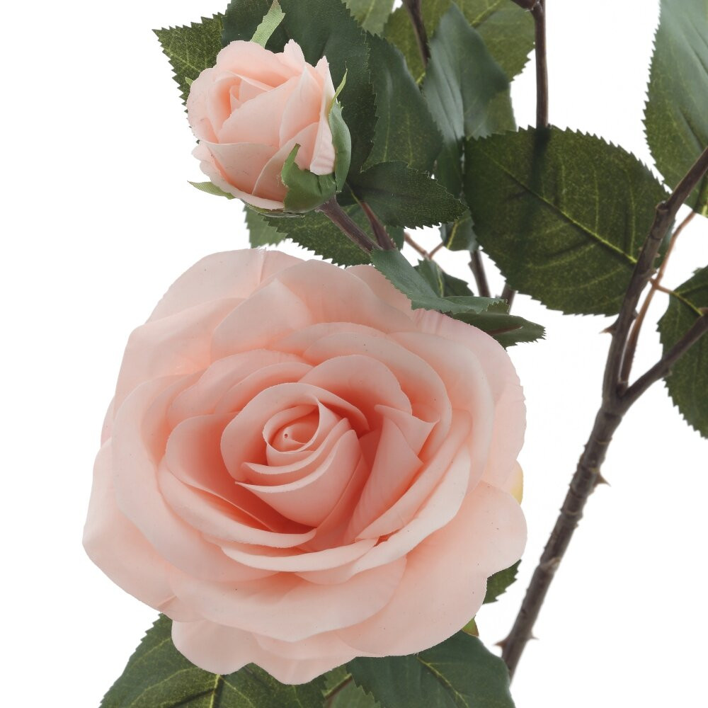 Цветок искусственный "Роза" (Real Touch), L30 W30 H98 см