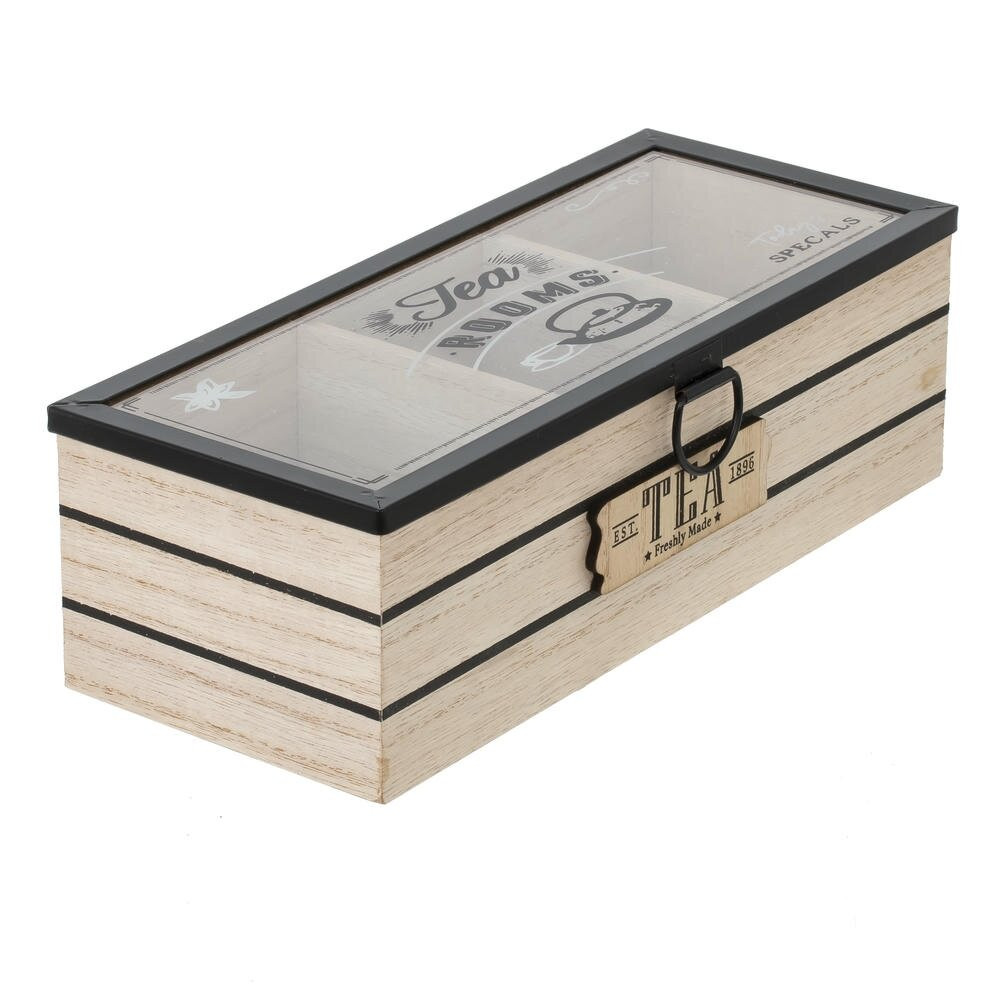 Шкатулка для чайных пакетиков, L24 W10,5 H7,5 см