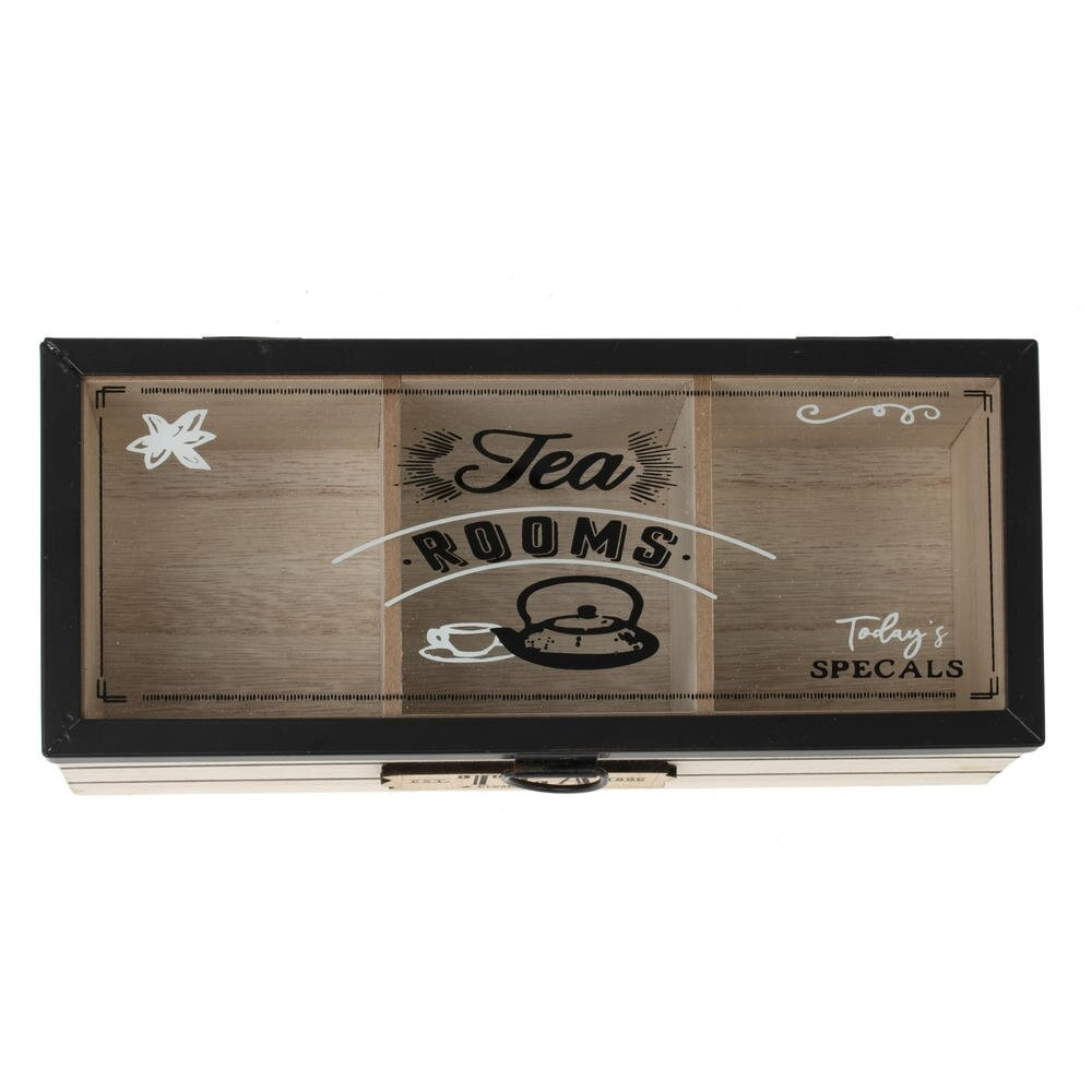 Шкатулка для чайных пакетиков, L24 W10,5 H7,5 см