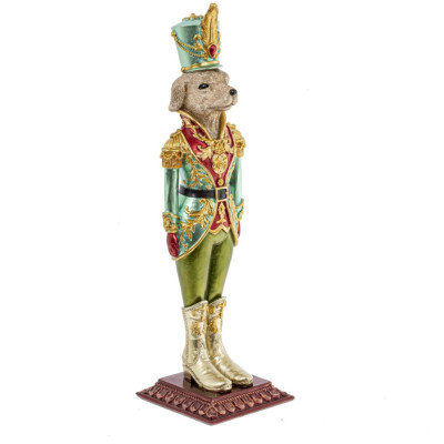 Фигурка декоративная "Солдатик-собака", L9 W9 H32 см