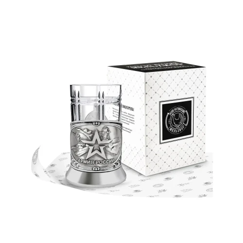 Набор для чая посеребренный "Армия" Набор для чая посеребренный "Армия"