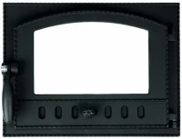 Герметичная топочная дверка без стекла "Уют"            