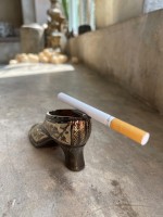 Пепельница "Туфля" латунь резная GOLDEN FIRKI 8702072 l-16 см