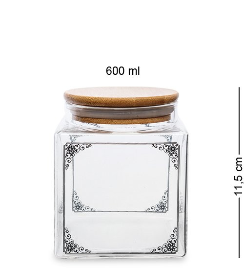 GS- 03 Банка для сыпучих "Антураж" 600мл