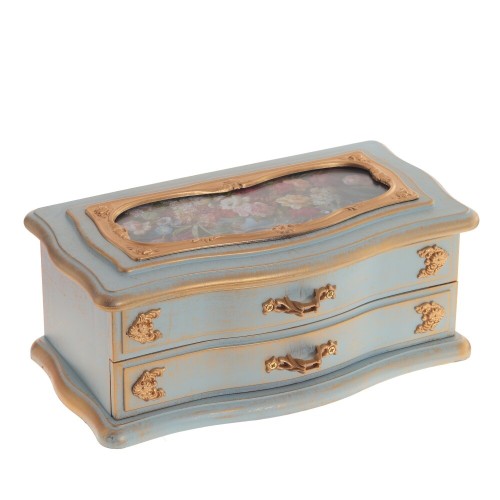 Шкатулка для украшений музыкальная, L22 W12 H10 см