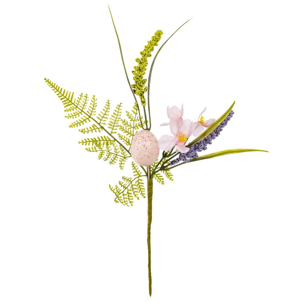 Ветка искусственная "Пасхальная", L8 W6 H33 см