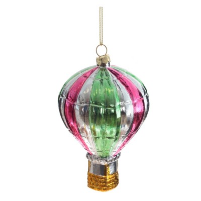 Украшение новогоднее "Воздушный шар", L8 W8 H13,5 см, 2в.