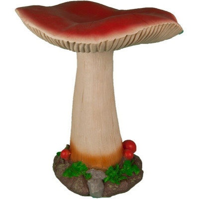 Декоративная садовая фигурка "Сыроежка в траве"