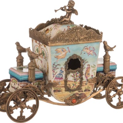 ИЗДЕЛИЕ ДЕКОРАТИВНОЕ "КАРЕТА" 50*13 СМ. ВЫСОТА=40 СМ. (КОР=2ШТ.)