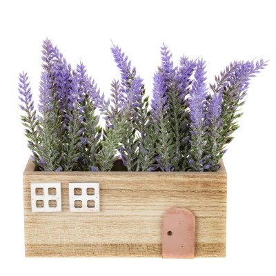 Цветочная композиция "Лаванда", L17 W6 H17,5 см