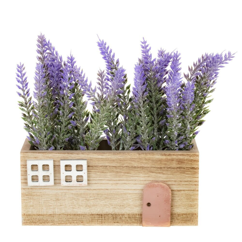 Цветочная композиция "Лаванда", L17 W6 H17,5 см